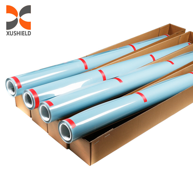 XUSHIELD কারখানার গাড়ি সানড্রপ আইস বর্ম উইন্ডো ফিল্ম টিএফ টিপিইউ উপাদান তাপ নিরোধক ফিল্ম বিস্ফোরণ-প্রতিরোধী ফিল্ম