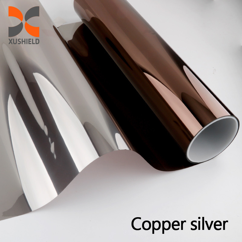 রঙিন ফিল্ম SLGR15 VLT15% তাপ নিরোধক সূর্য নিয়ন্ত্রণ স্থাপত্য স্টিকার বিল্ডিং উইন্ডো গ্লাস রঙিন ফিল্ম গোপনীয়তা