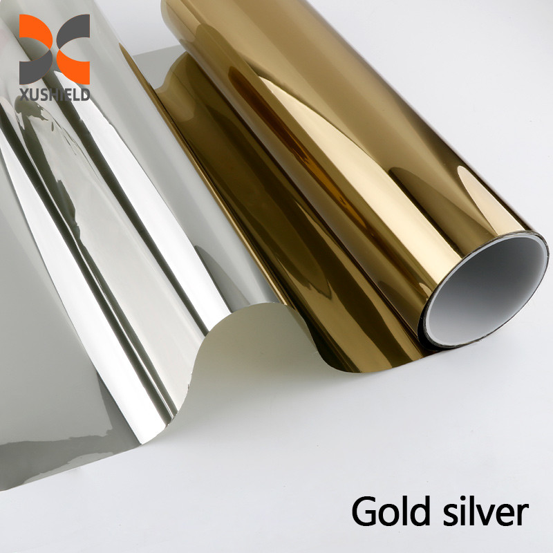 রঙিন ফিল্ম SLGR15 VLT15% তাপ নিরোধক সূর্য নিয়ন্ত্রণ স্থাপত্য স্টিকার বিল্ডিং উইন্ডো গ্লাস রঙিন ফিল্ম গোপনীয়তা