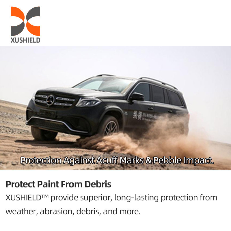 XUSHIELD 8.5 মিলি উচ্চ চকচকে হাইড্রোফোবিসিটি উচ্চ মানের অ্যান্টি স্ক্র্যাচ তাপ মেরামত পরিষ্কার টিপিইউ গাড়ি পেইন্ট সুরক্ষা ফিল্ম
