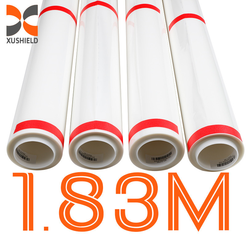 আকার 1.83*15m 71in*50ft স্বয়ং নিরাময় স্বচ্ছ স্টিক পিপিএফ ফিল্ম গাড়ি পেইন্ট সুরক্ষা ফিল্ম টিপিইউ গাড়ি সুরক্ষা