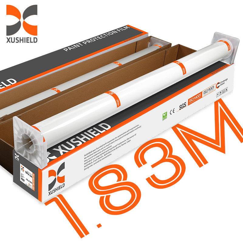 আকার 1.83*15m 71in*50ft স্বয়ং নিরাময় স্বচ্ছ স্টিক পিপিএফ ফিল্ম গাড়ি পেইন্ট সুরক্ষা ফিল্ম টিপিইউ গাড়ি সুরক্ষা