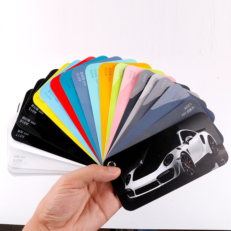 181colors ওয়ারেন্টি 5 বছর প্রসারিত অ্যান্টি স্ক্র্যাচ রঙ পরিবর্তন রঙ পিপিএফ পেইন্ট প্রতিরক্ষামূলক টিপিইউ ফিল্ম