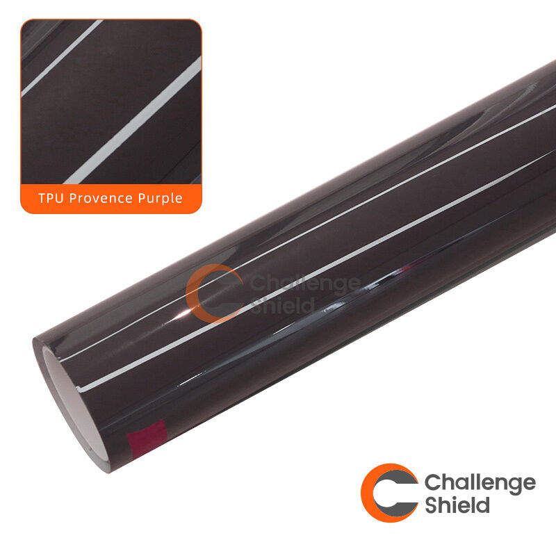 রঙিন টিপিইউ নির্মাতারা শীর্ষ মানের ভাল দাম ফিল্ম রঙিন গাড়ী ফিল্ম বালির প্রমাণ গাড়ী ওয়ার্প ফিল্ম পিপিএফ প্রোভেন্স বেগুনি রঙ